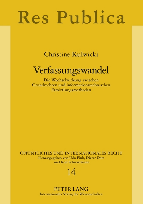 Verfassungswandel - Christine Kulwicki