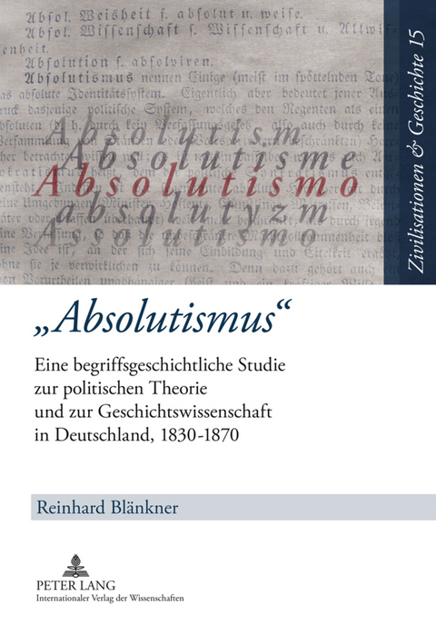 «Absolutismus» - Reinhard Blänkner