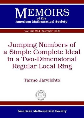 Jumping Numbers of a Simple Complete Ideal in a Two-Dimensional Regular Local Ring - Tarmo Jarvilehto