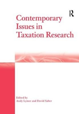 Contemporary Issues in Taxation Research - Andy Lymer