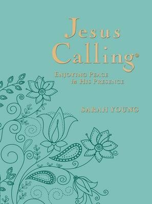 Jesus Calling, Large Text Teal Leathersoft, with Full Scriptures - Sarah Young