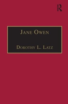 Jane Owen - Dorothy L. Latz