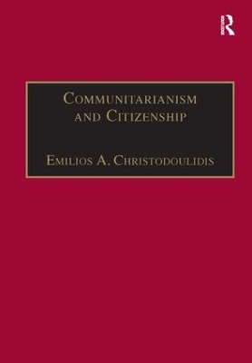 Communitarianism and Citizenship - 