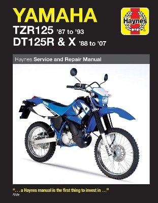 Yamaha TZR125 (87 - 93) & DT125R/X (88 - 07) Haynes Repair Manual - Mark Coombs