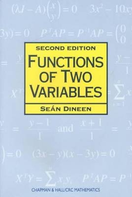 Functions of Two Variables - Sean Dineen