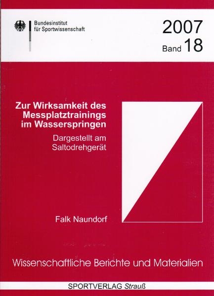 Zur Wirksamkeit des Messplatztrainings im Wasserspringen - Falk Naundorf