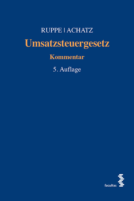Umsatzsteuergesetz - Hans Georg Ruppe, Markus Achatz