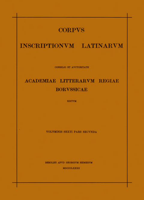 Corpus inscriptionum Latinarum. Inscriptiones urbis Romae Latinae / Monumenta columbariorum. Tituli officialium et artificum. Tituli sepulcrales reliqui: A-Claudius