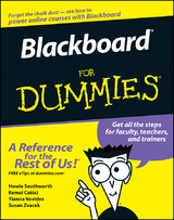 Blackboard For Dummies -  Kemal Cakici,  Howie Southworth,  Yianna Vovides,  Susan Zvacek