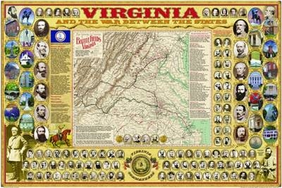 Virginia and the War Between the States Poster - Daryl Hutchinson