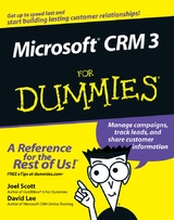 Microsoft CRM 3 For Dummies - Joel Scott, David Lee