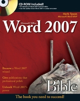 Microsoft Word 2007 Bible - Herb Tyson