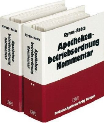 Apothekenbetriebsordnung-Kommentar - 