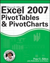 Excel 2007 PivotTables and PivotCharts -  Peter G. Aitken