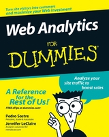 Web Analytics For Dummies -  Jennifer LeClaire,  Pedro Sostre