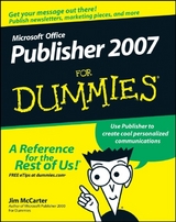 Microsoft Office Publisher 2007 For Dummies -  Jacqui Salerno Mabin,  Jim McCarter