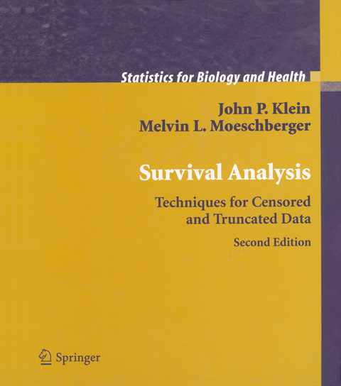 Survival Analysis - John P. Klein, Melvin L. Moeschberger