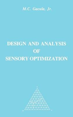 Design and Analysis of Sensory Optimization - Maximo C. Gacula