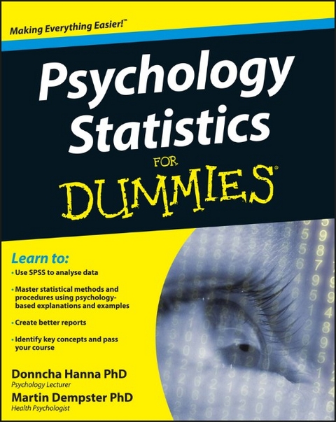 Psychology Statistics For Dummies - Donncha Hanna, Martin Dempster