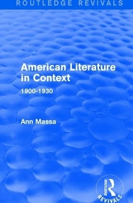 American Literature in Context - Ann Massa