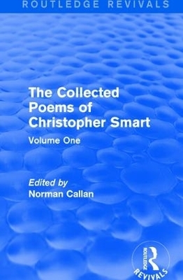 Routledge Revivals: The Collected Poems of Christopher Smart (1949) - Christopher Smart