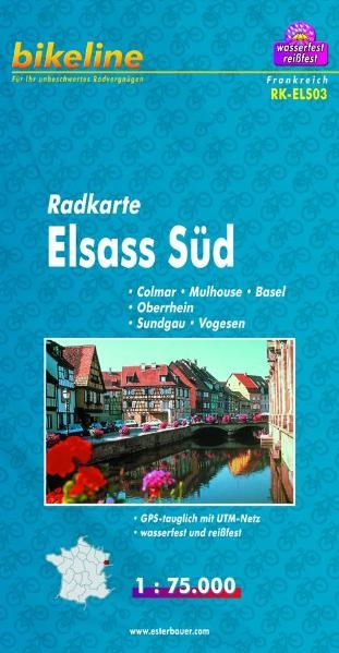 Radkarte Elsass Süd