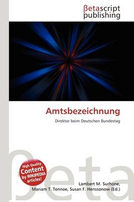 Amtsbezeichnung - 