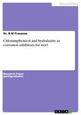 Chloramphenicol and hydralazine as corrosion inhibitors for steel - Dr. B M Prasanna