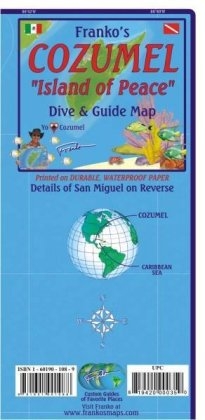 Cozumel Dive Map and Fishcard