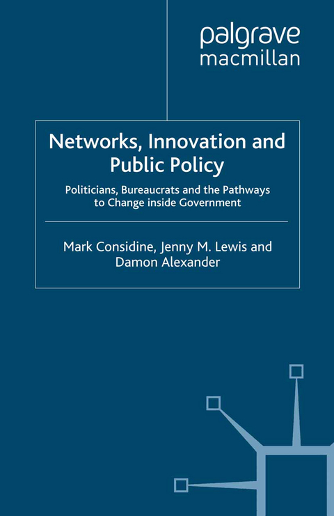Networks, Innovation and Public Policy - M. Considine, Jenny M. Lewis, Damon Alexander