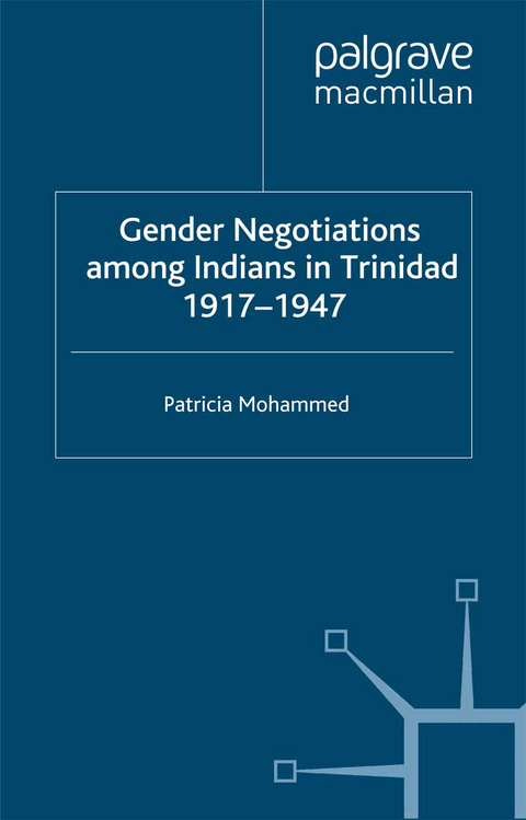 Gender Negotiations among Indians in Trinidad 1917–1947 - P. Mohammed