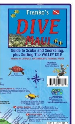 Maui Dive Map and Fishcard