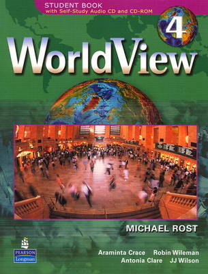 WorldView 4 with Self-Study Audio CD and CD-ROM Class Audio CD's (3) - Michael Rost