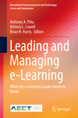 Leading and Managing e-Learning - 