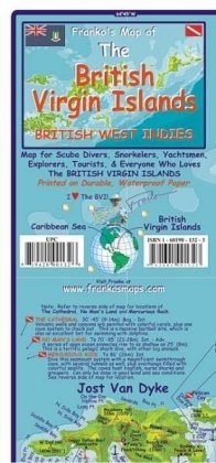 British Virgin Islands Dive Map and Fishcard