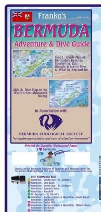 Bermuda Dive Map and Fishcard