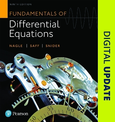 Fundamentals of Differential Equations - R. Nagle, Edward Saff, Arthur Snider