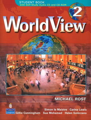WorldView 2 with Self-Study Audio CD and CD-ROM Class Audiocassettes (3) - Michael Rost