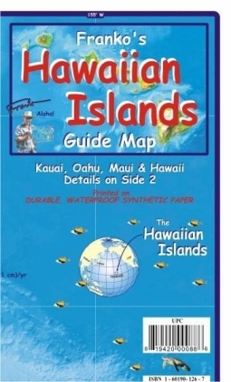 Hawaiian Islands Guide Map and Fishcard