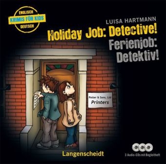 Holiday Job: Detective! - Ferienjob: Detektiv! - Hörbuch (3 Audio-CDs mit Begleitheft) - Luisa Hartmann