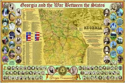 Georgia and the War Between the States Poster - Daryl Hutchinson