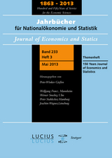 150 Years Journal of Economics and Statistics - 