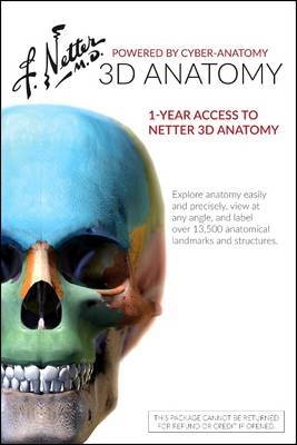 Netter 3D Anatomy (Retail Access Card) -  Cyber-Anatomy