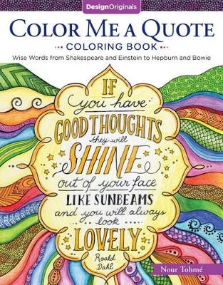 Color Me a Quote Coloring Book - Nour Tohme
