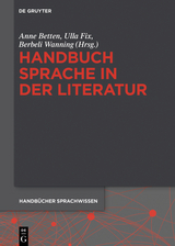 Handbuch Sprache in der Literatur - 