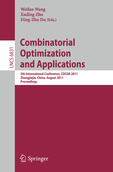 Combinatorial Optimization and Applications - 