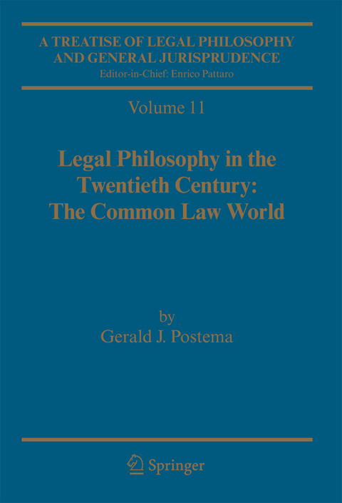 A Treatise of Legal Philosophy and General Jurisprudence - Gerald J. Postema