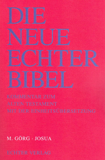 Die Neue Echter-Bibel. Kommentar / Kommentar zum Alten Testament mit Einheitsübersetzung / Josua - Manfred Görg