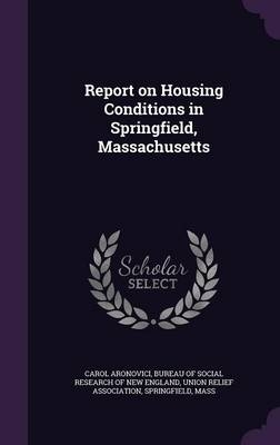 Report on Housing Conditions in Springfield, Massachusetts - Carol Aronovici