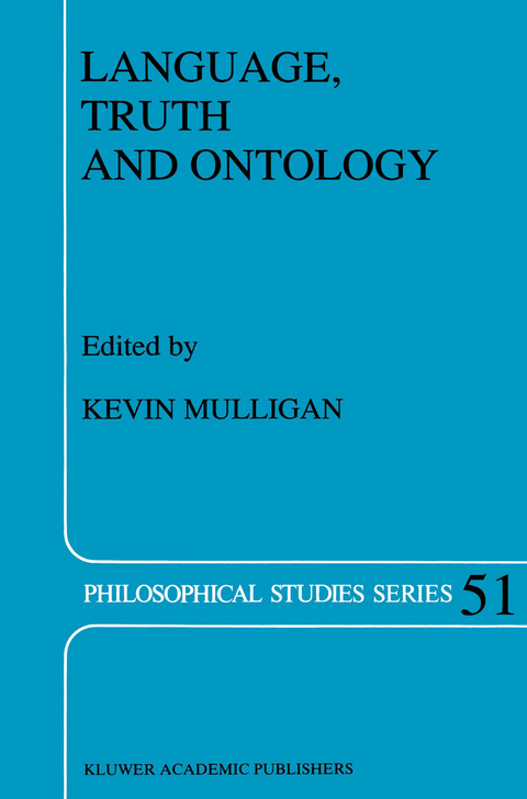 Language, Truth and Ontology - 
